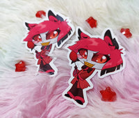 Alastor Hazbin Pegatina Vinyl Sticker