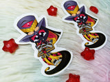 Sir Pentious and eggs Hazbin Pegatina Vinyl Sticker