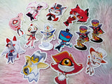 Hazbin Pegatinas Vinyl Sticker Pack 13 pcs