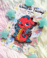 Cute Mushu Hard enamel pin World of Fantasy Collection #1