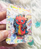Cute Mushu Hard enamel pin World of Fantasy Collection #1