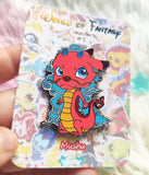 Cute Mushu Hard enamel pin World of Fantasy Collection #1
