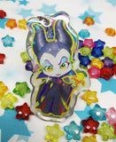 Keychain Llavero  Maleficent Malefica holo