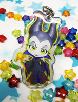 Keychain Llavero  Maleficent Malefica holo