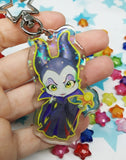 Keychain Llavero  Maleficent Malefica holo