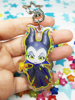 Keychain Llavero  Maleficent Malefica holo