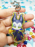 Keychain Llavero  Maleficent Malefica holo