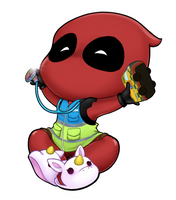 Cute Deadpool Keychain LLavero PREORDER PREPEDIDO