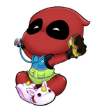 Cute Deadpool Keychain LLavero PREORDER PREPEDIDO
