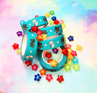 Nightlight baby dragon blue washi tape celo glitter