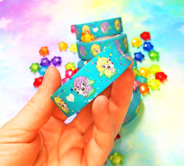 Galar Ponyta washi tape celo glitter