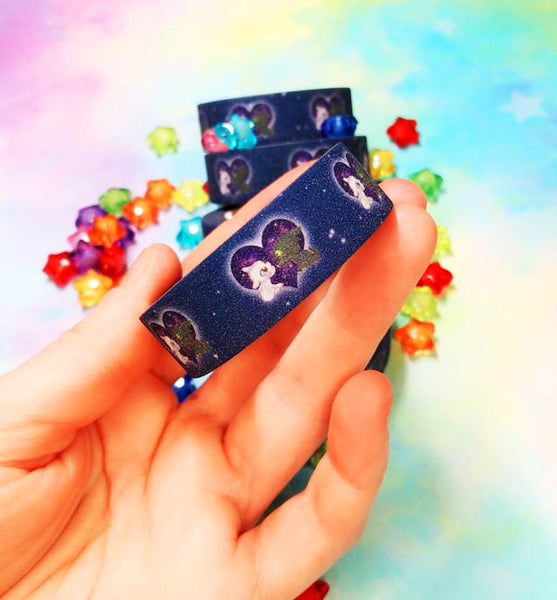 Fury Love baby dragon washi tape celo glitter