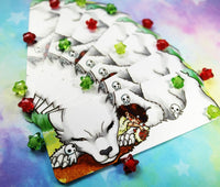 Cute Mononoke and Moro Bookmark Marcapáginas