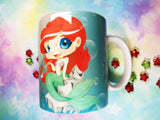 Cute Ariel mug taza