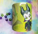 Cute Maleficent mug taza