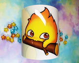 Cute Calcifer mug taza