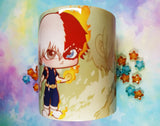 Cute Todoroki mug taza