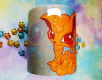 Cute Kurama mug taza