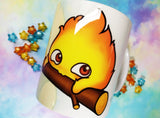 Cute Calcifer mug taza