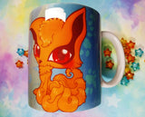Cute Kurama mug taza