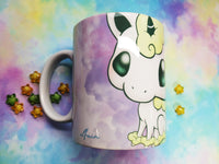 Cute Shiny Galar Ponyta mug taza