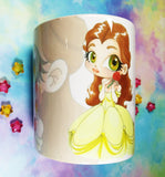 Cute Belle mug taza Bella