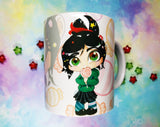 Cute Vanellope mug taza