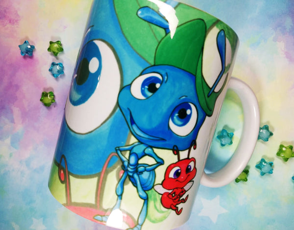Cute Bugs mug taza bichos