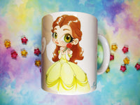 Cute Belle mug taza Bella