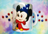 Cute Sorcerer Mickey mug taza