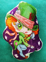 Plush pillow Mad Hatter Cojín de peluche Sombrerero 32cm