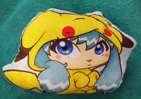 Plush pillow Miku Pika Cojín de peluche 32cm