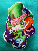 Plush pillow Mad Hatter Cojín de peluche Sombrerero 32cm