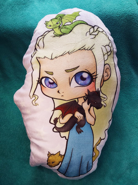 Plush pillow Cojín de peluche Daenerys big