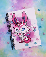 Cute Sylveon sketchbook cuaderno A5