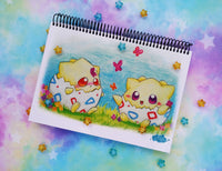 Cute Togepis sketchbook cuaderno A5