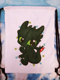 Mochila de tela canvas gymbag Toothless Desdentado