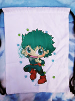 Mochila de tela canvas gymbag Deku