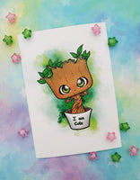 Postal baby Groot postcard