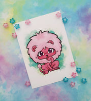 Print Lion lámina A4