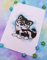 Print Wolf Link lámina A5