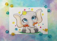 Print Dumbo lámina A4