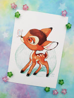 Postal Bambi postcard