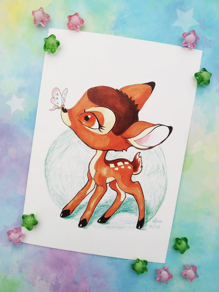 Print Bambi lámina A4