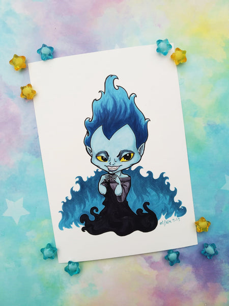 Postal Hades postcard