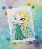 Postal Elsa postcard