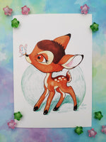 Postal Bambi postcard