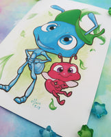 Print Bichos Bugs lámina A4