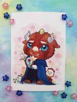 Print Bestia Beast lámina A5