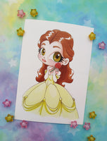 Print Bella Belle lámina A4